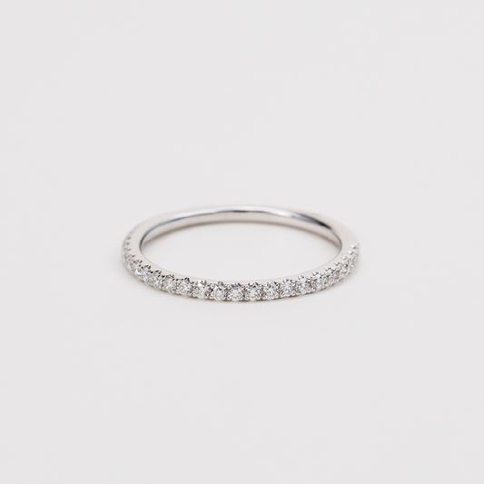 White Gold Diamond Ring 53