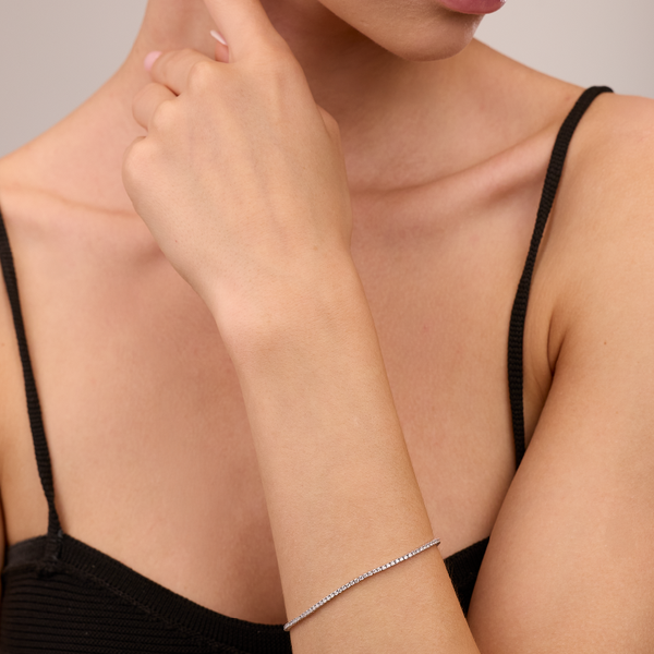 WHITE GOLD DIAMOND BRACELET