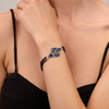 Blue Sapphire & Diamond Bracelet