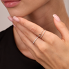 White Gold Diamond Ring 53
