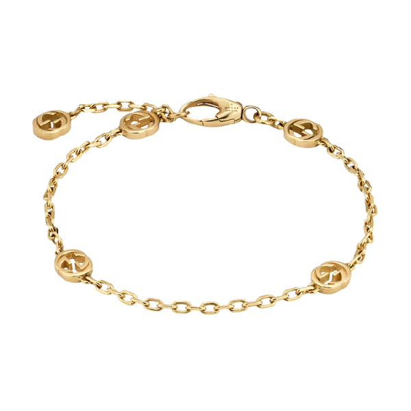 Gucci, Gucci Interlocking bracelet in yellow gold, Size 16cm