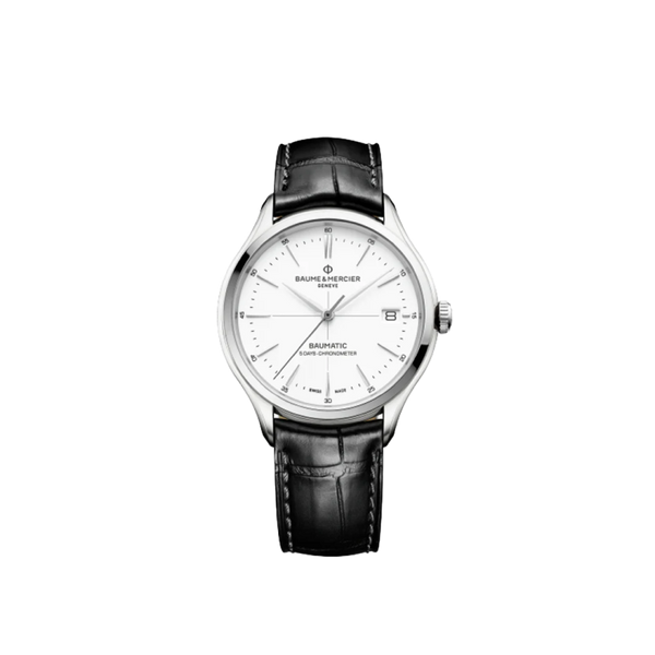 Baume et Mercier CliftonAutomatic Watch, Date, COSC Certified, 40 mm
