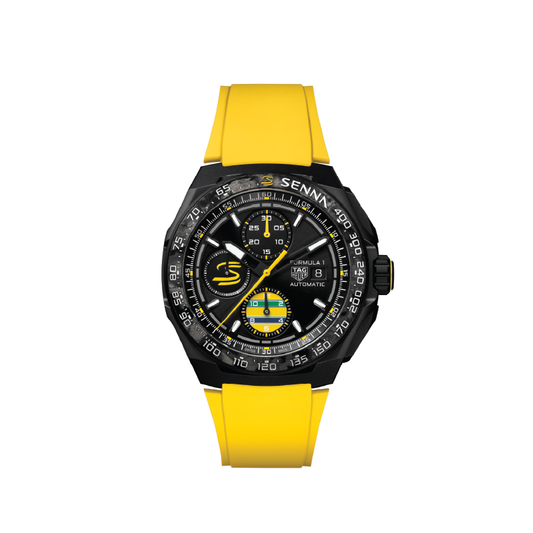 TAG Heuer Formula 1Chronograph x SennaAutomatic, 44 mm, DLC Titanium