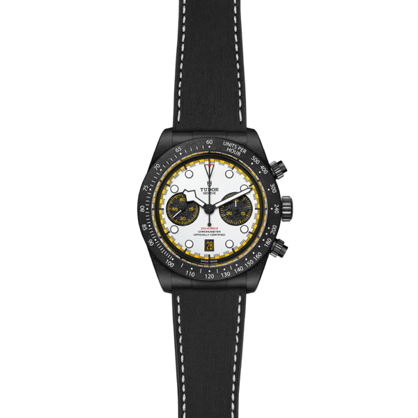 Tudor Black Bay ChronoManufacture Calibre MT581342mm black carbon composite caseWhite dial