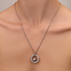 Mikimoto Pearl and Diamond Pendant 18K White Gold