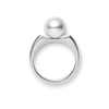 Mikimoto Pearl Ring 18K White Gold 53-54