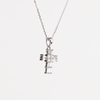 White Gold Diamond Cross Pendant