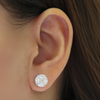 White Gold Diamond Earrings