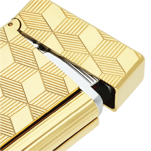 S.T. Dupont InitialGuilloche lightergolden