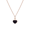 Chopard Happy Hearts Ethical Rose Gold, Diamond, Onyx Pendant