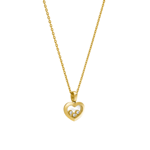 Chopard Happy Diamonds IconsPendant, ethical yellow gold, diamond