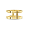Chopard Ice CubeRing, ethical yellow gold, diamonds 59