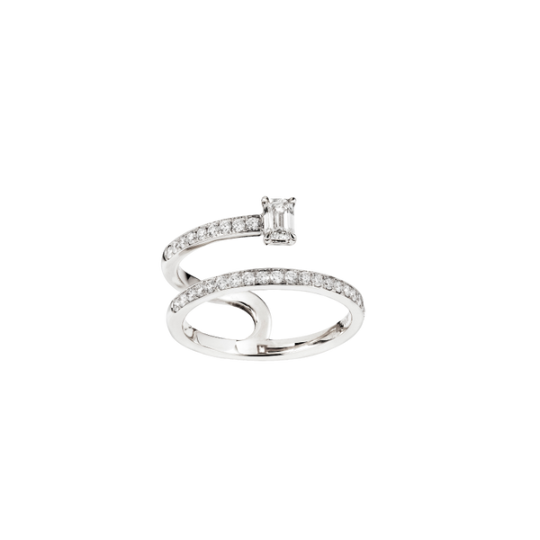 Emerald Diamond Ring 53
