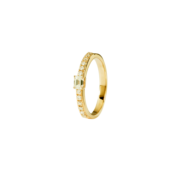 White Gold Diamond Ring 53