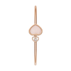 Chopard Happy Hearts Rose Gold Pink Opal Diamond Bangle M