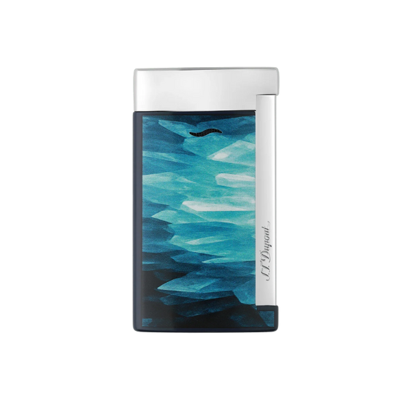S.T. Dupont slim 7Lacquered lighterGéodeblue