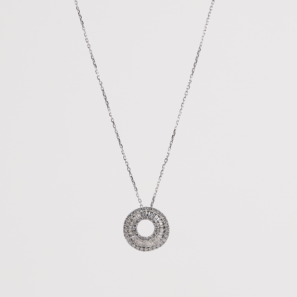 White Gold Diamond Pendant