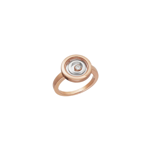 Chopard Happy Spirit Ethical Rose Gold, White Gold, Diamond Ring 53