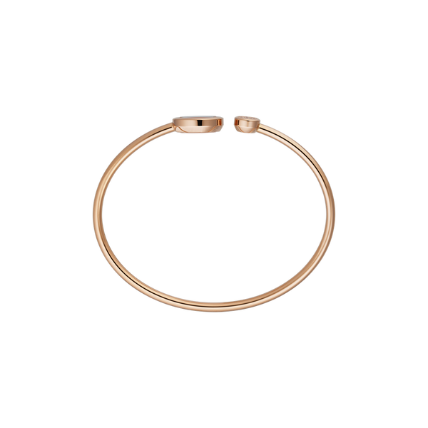 Chopard Happy Spirit Rose and White Gold Diamond Bangle M