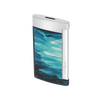 S.T. Dupont slim 7Lacquered lighterGéodeblue