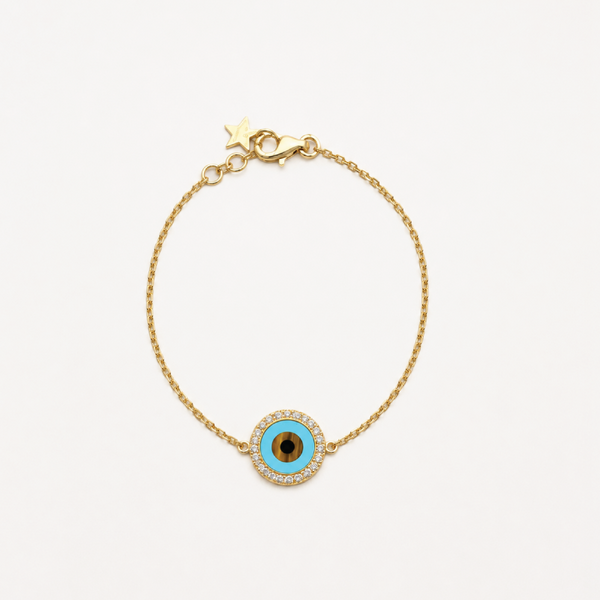 18K YELLOW GOLD DIAMOND BRACELET