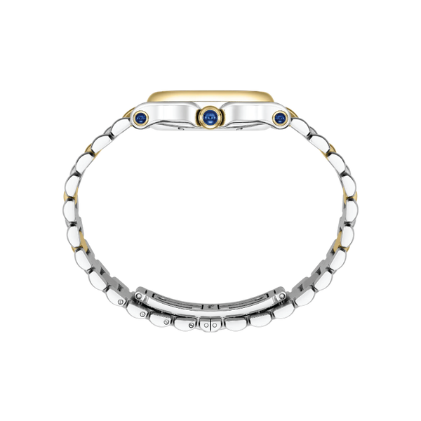 Chopard Happy Sport The First 33 mm, quartz, ethical yellow gold, Lucent Steel™, diamonds