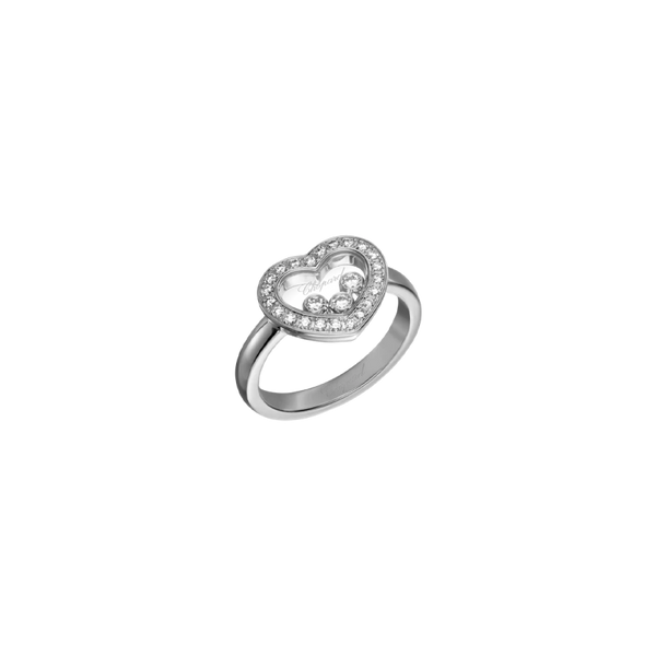 Chopard Happy Diamonds Icons Ring, White Gold, Diamond 53