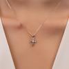 White Gold Diamond Cross Pendant