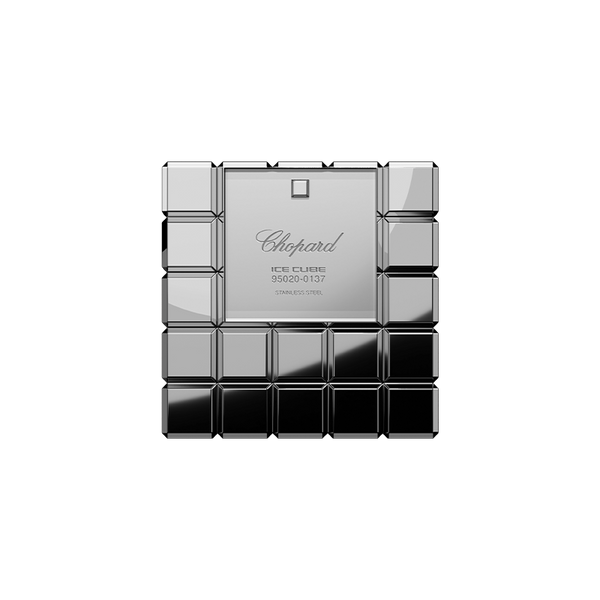Chopard Ice Cube Table ClockSilver-toned metal