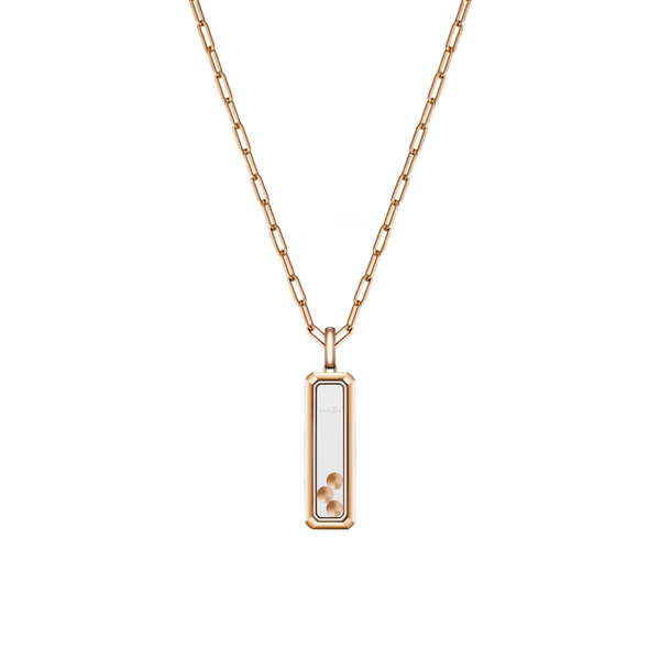 Chopard Happy Diamonds IconsPendant, ethical rose gold, diamonds