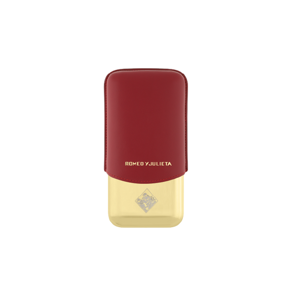 S.T. Dupont 3 cigar caseLeather caseromeo y julietaburgundy