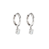 Oval Diamond Earrings