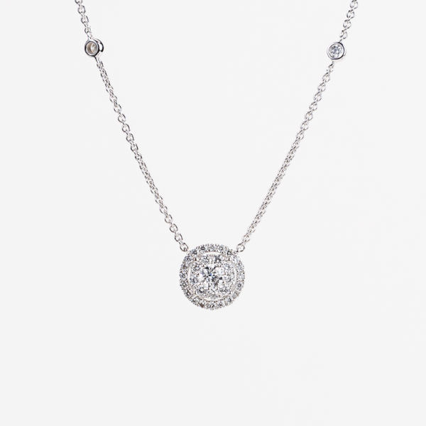 White Gold Diamond Necklace