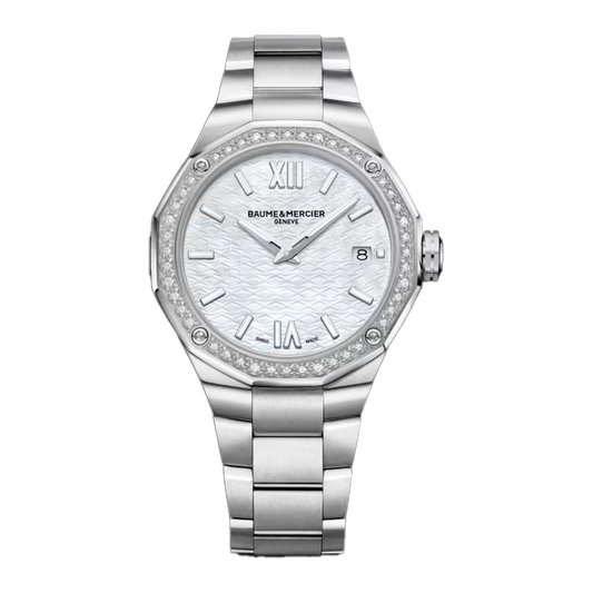 Baume et Mercier Riviera
Quartz, Date Display Diamond set 36mm