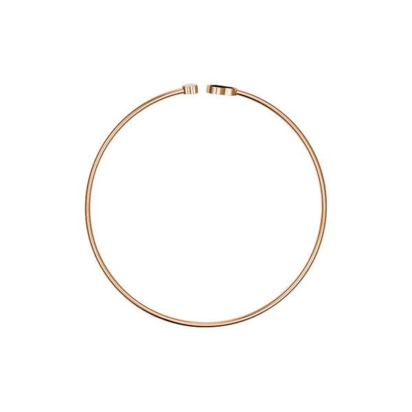 Chopard Happy HeartsChoker, ethical rose gold, diamond, onyx S