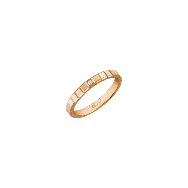 Chopard Ice Cube Ethical Rose Gold Diamond Ring 54