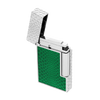 S.T. Dupont Ligne 2 Guilloche under lacquer lighter Snake Skin green