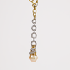 Mikimoto Pearl and Diamond Pendant 18K White/Yellow Gold