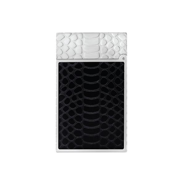 S.T. Dupont Ligne 2 Guilloche under lacquer lighter Snake Skin black