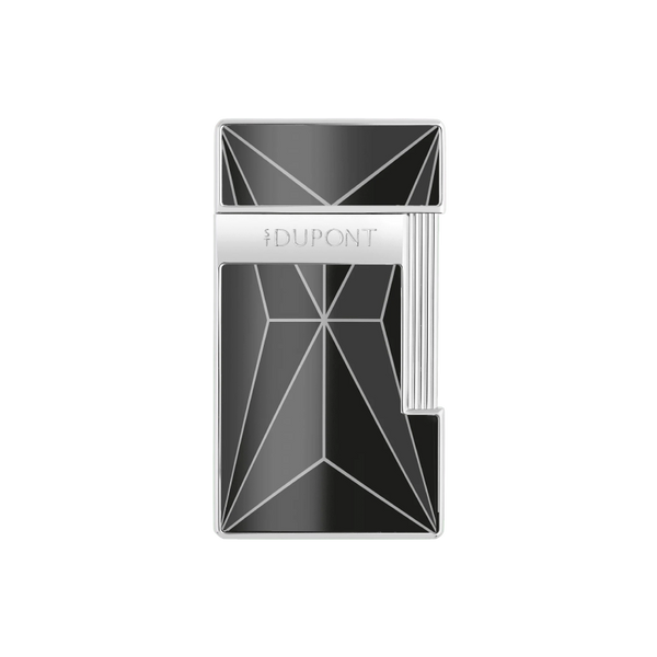 S.T. Dupont slimmyLacquered lighterFire Xblack