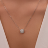 White Gold Diamond Pendant