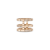 Chopard Ice Cube Ring, ethical rose gold, diamonds Ring 57
