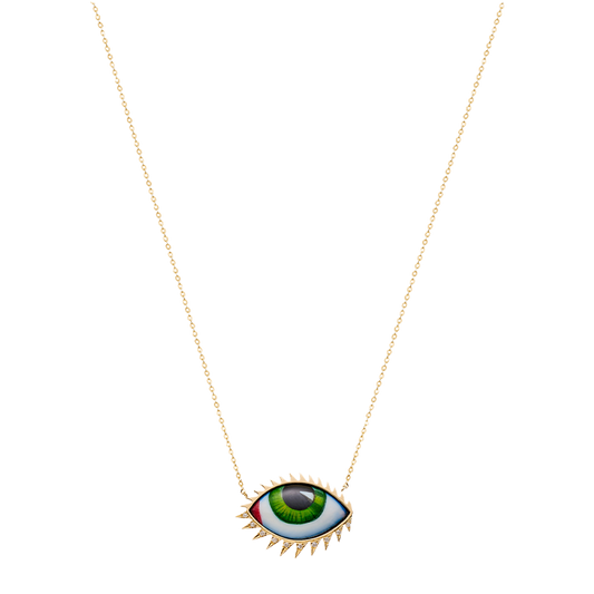 Apollo 13 Grand Vert diamond necklace