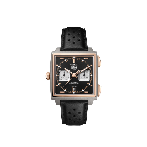 TAG Heuer Monaco ChronographAutomatic, 39 mm, Titanium & 18K 5N rose gold