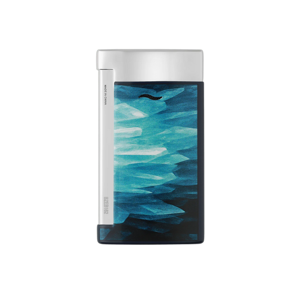 S.T. Dupont slim 7Lacquered lighterGéodeblue
