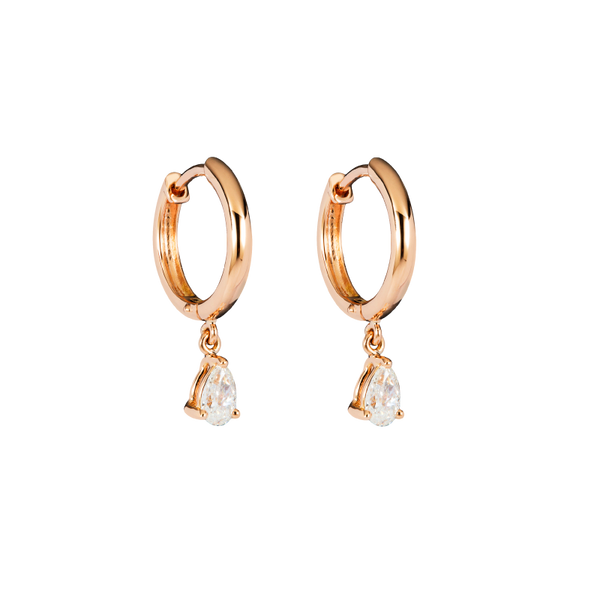Pear Diamond Earrings