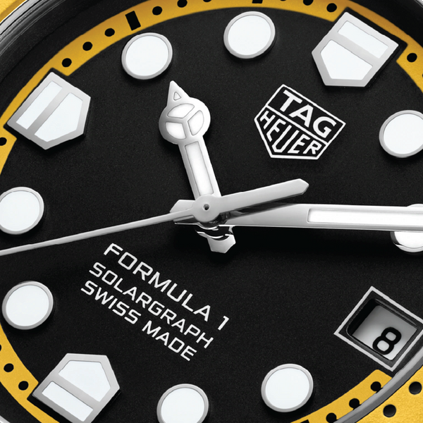 TAG Heuer Formula 1SolargraphSolar Quartz, 38 mm, Steel DLC
