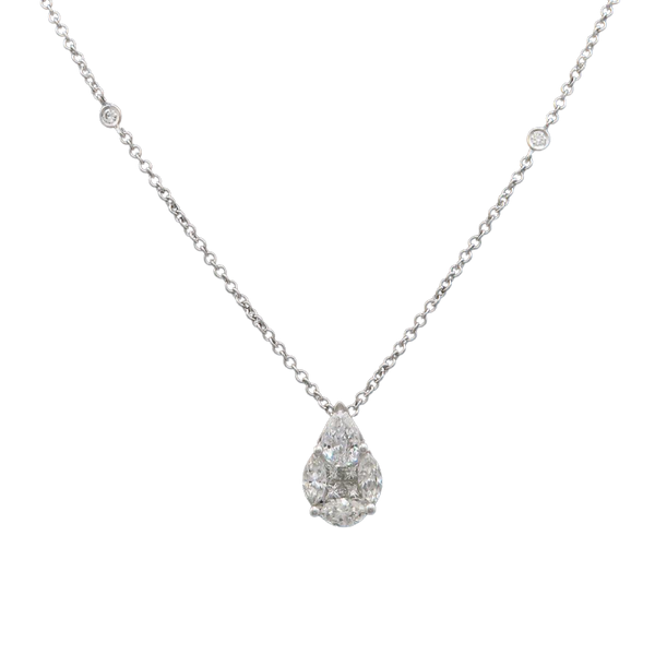 White Gold Diamond Pendant