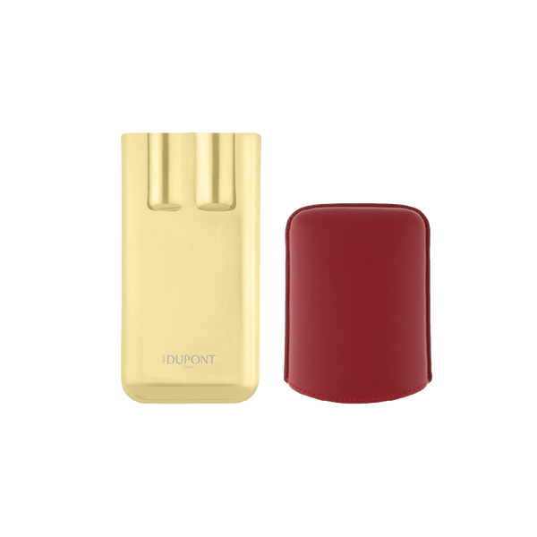 S.T. Dupont 3 cigar caseLeather caseromeo y julietaburgundy
