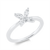 White Gold, Diamond ring 18 kt WG